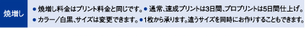 焼増し